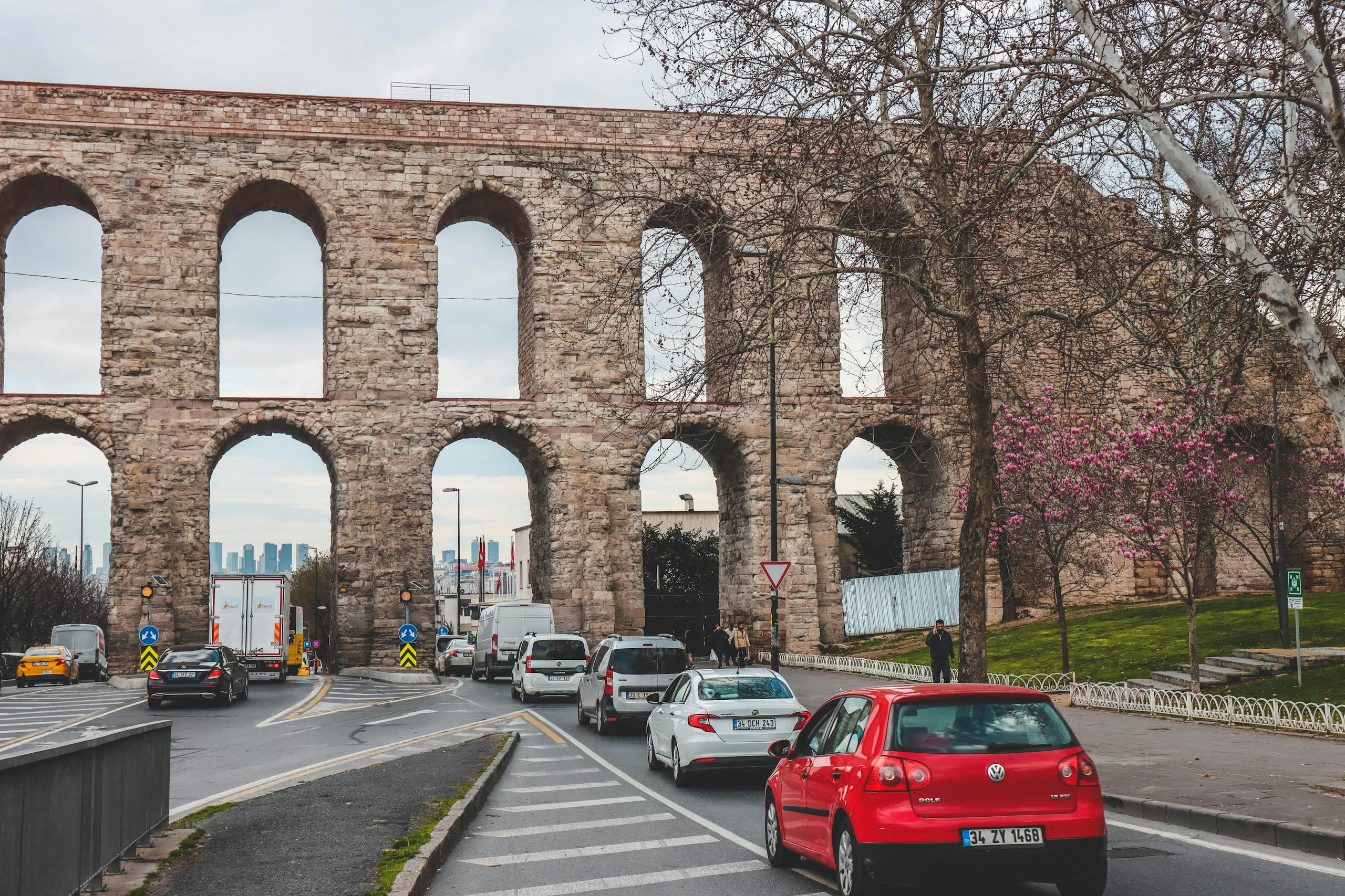 Aqueduct of Valens in Istambul