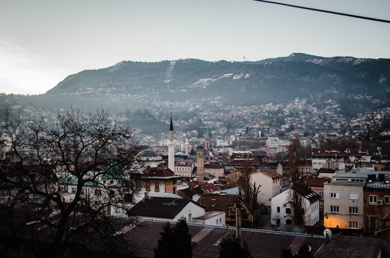 Cityscape of Sarajevo